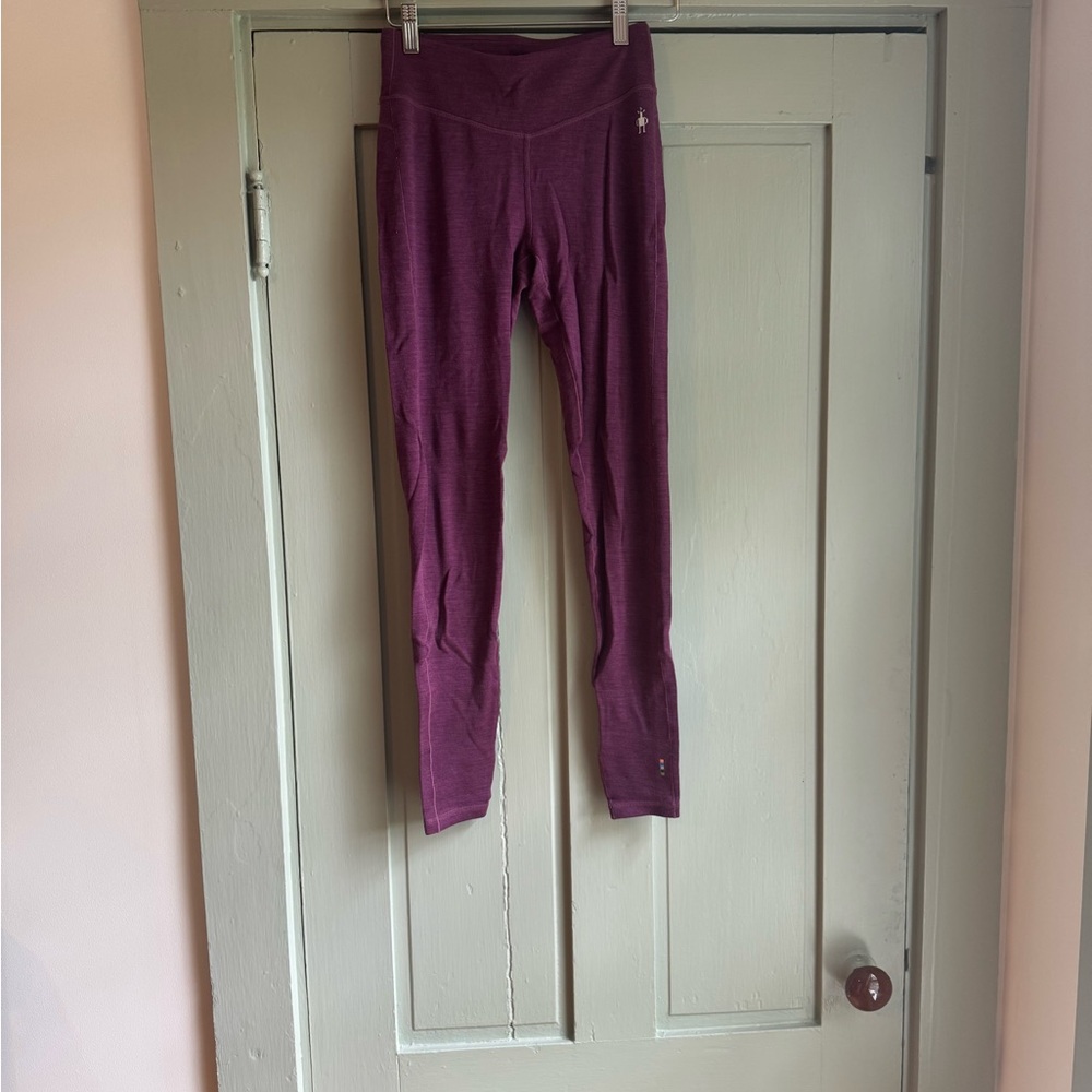Smartwool Purple Leggings High Waist Athletic